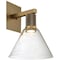 Access Lighting Port Nine Martini, Martini LED Wall Sconce, Antique Brushed Brass Finish, Seeded Glass 63143LEDD-ABB/SDG - alternate 5